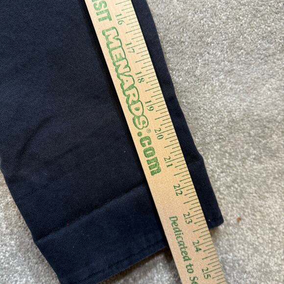 Vintage American Eagle Corduroy Canvas Chore Barn Coat Navy Flannel Mens Sml - Picture 10 of 12